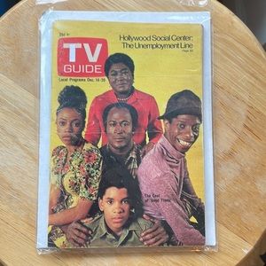 TV Guide 12/14/1974-Cast of Good Times
